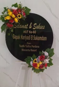 Papan Akrilik Ucapan Ulang Tahun Kepulauan Anambas
